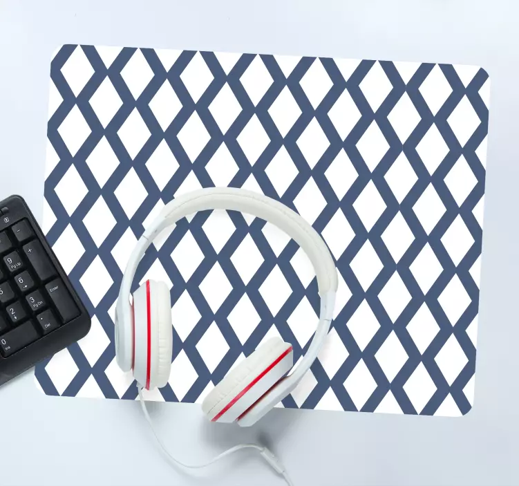 Mönster och texturer musmatta geometrisk diamantmotiv - Tenstickers