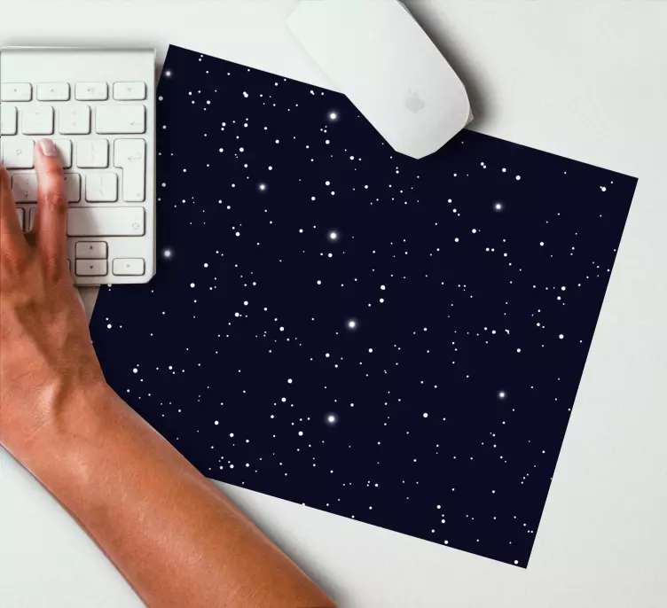 Mönster och texturer musmatta kosmisk stjärnfält - Tenstickers
