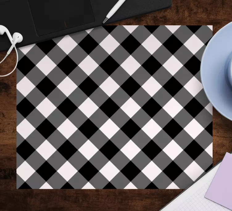 Mönster och texturer musmatta rutigt mönster - Tenstickers