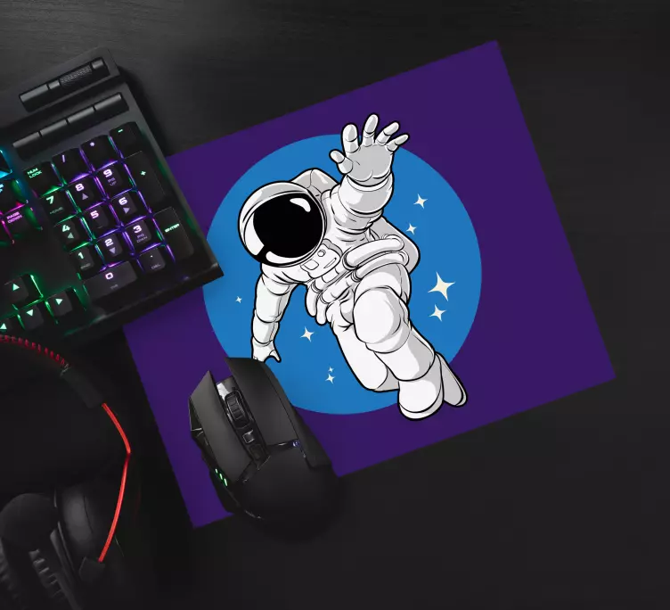 Musmatta gaming astronaut i rymden - Tenstickers