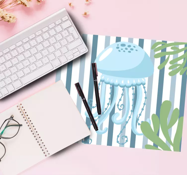 Musmatta gaming lekfull med manetillustration - Tenstickers