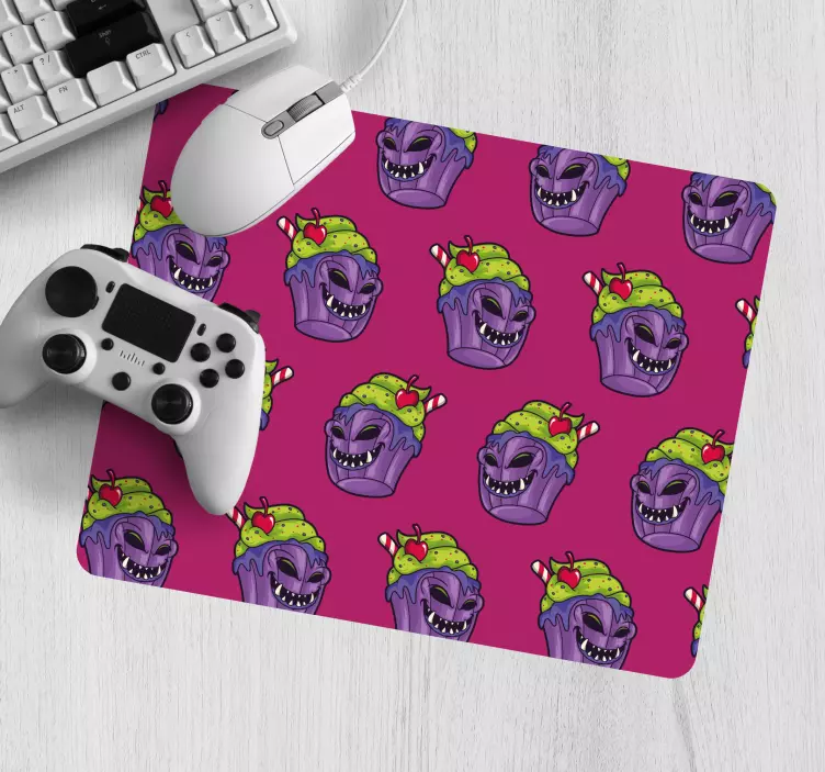 Musmatta gaming lekfulla monster cupcakes - Tenstickers