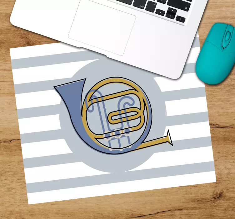 Musmatta gaming med musikaliskt instrumentsymbol - Tenstickers