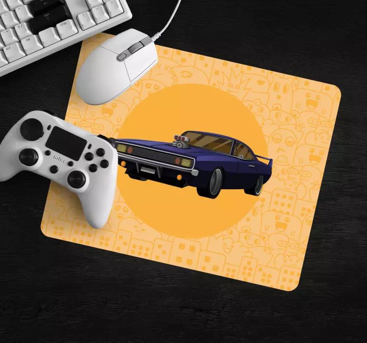 Musmatta gaming stilren racingbil - Tenstickers