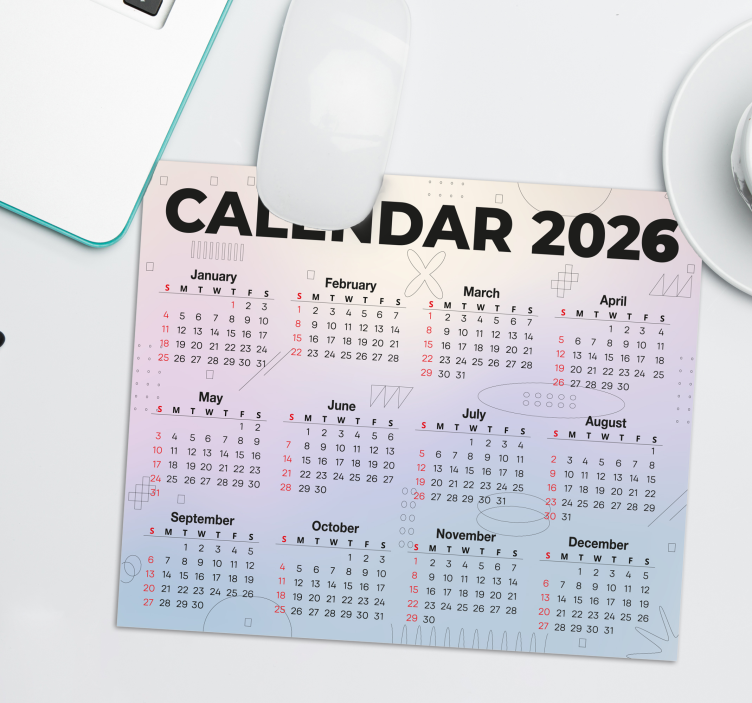Musmatta kalender 2026 - Tenstickers