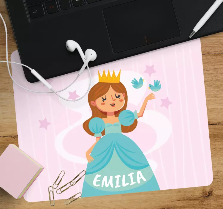 Musmatta med namn prinsesskaraktärfigur - Tenstickers