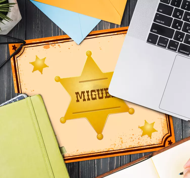 Musmatta med namn sheriffstjärna - Tenstickers