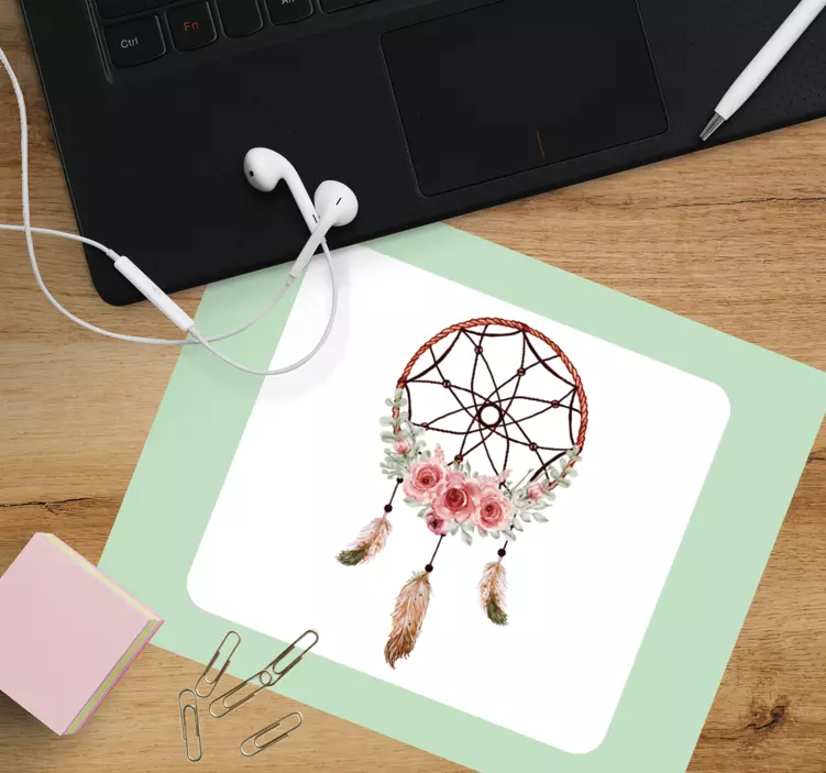 Original musmatta drömfångare blommor dekoration - Tenstickers
