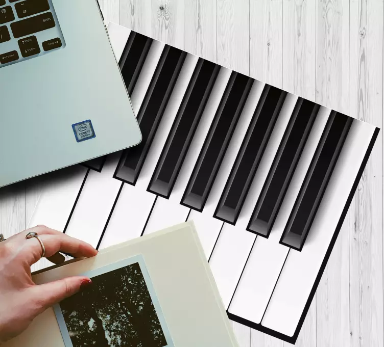 Original musmatta piano tangenter konst - Tenstickers