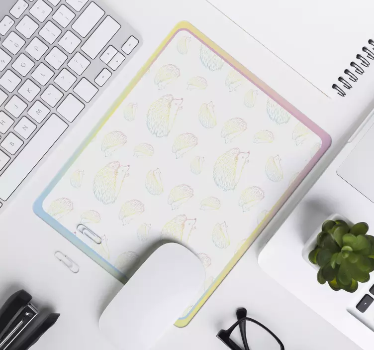 Original musmatta söt igelkott illustration - Tenstickers