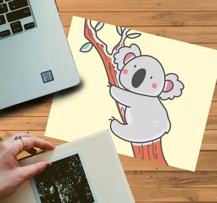 Original musmatta söt koala träd - Tenstickers