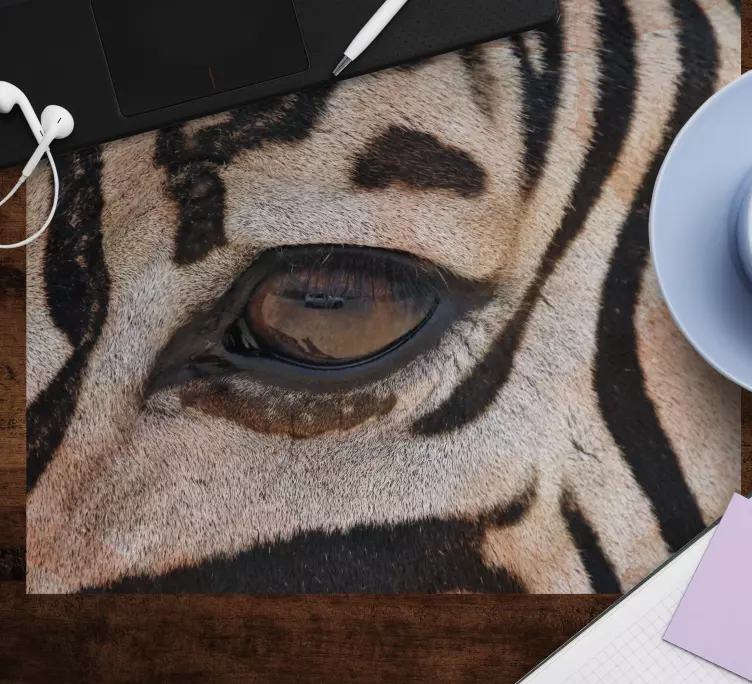 Original musmatta tigeröga närbild - Tenstickers