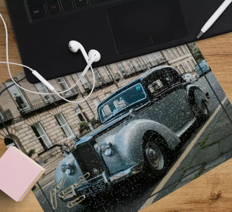 Original musmatta vintage bilsnapshot - Tenstickers