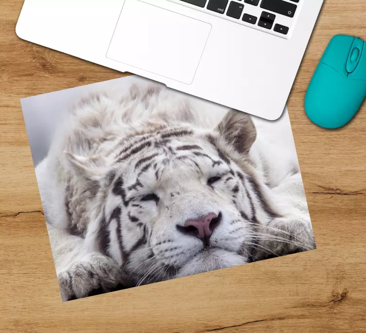 Original musmatta vit tiger vila - Tenstickers