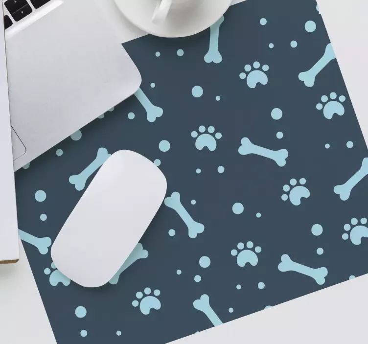 Paw print element mönster och texturer musmatta - Tenstickers