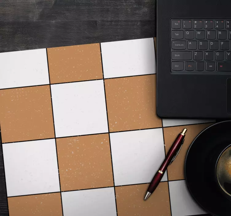 Rutigt mönster och texturer musmatta - Tenstickers