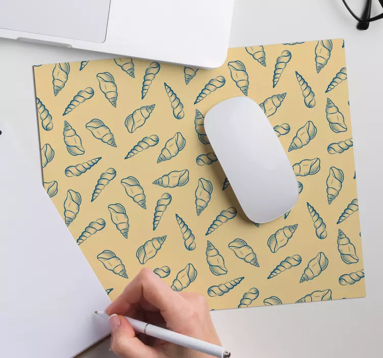 Snäckskal kakel musmatta - Tenstickers