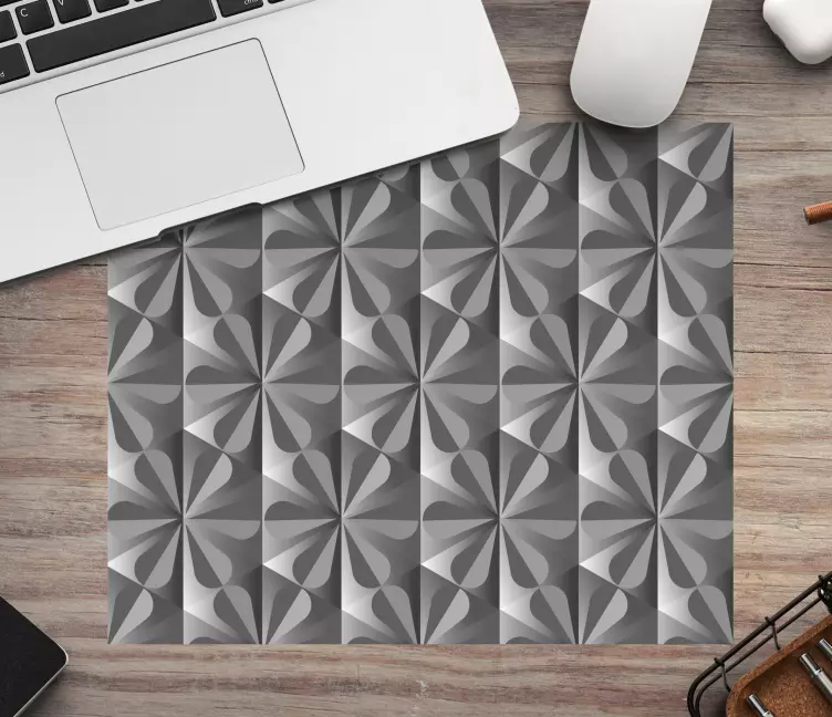 Stilren geometrisk arrangemang mönster och texturer musmatta - Tenstickers