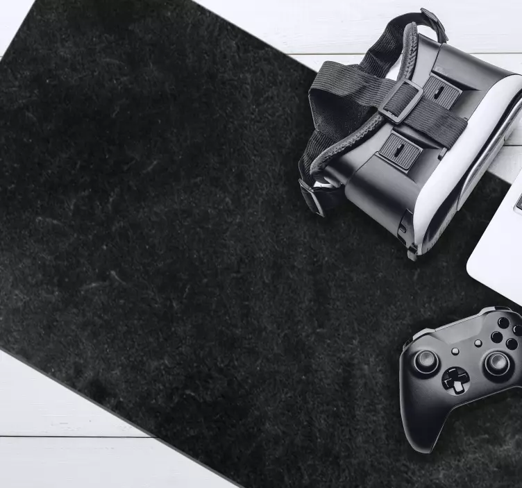 Svart original konsistens musmatta - Tenstickers