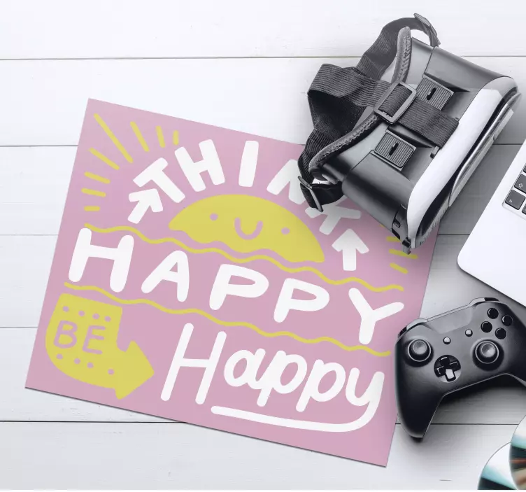 Tänk positiva musmatta citat - Tenstickers