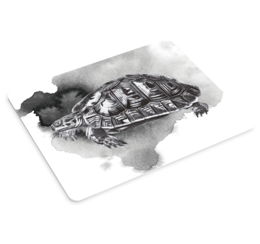 Vintage sköldpadda bild mus matta - Tenstickers