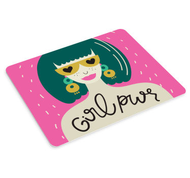 Feministisk original vinyl musmatta - Tenstickers