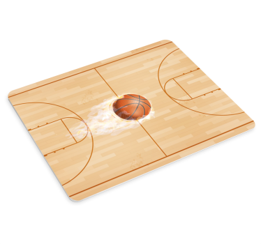 Basketplan domstol original vinyl musmatta - Tenstickers