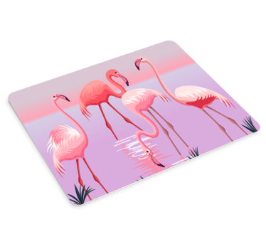 Elegant flamingosamling original musmatta - Tenstickers