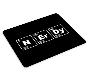 Mening nördig musmatta med citat - Tenstickers