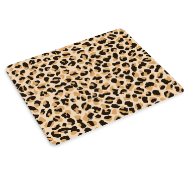 Leopard djur tryck original musmatta - Tenstickers