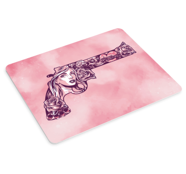 Original musmatta intrikat blommig pistol - Tenstickers