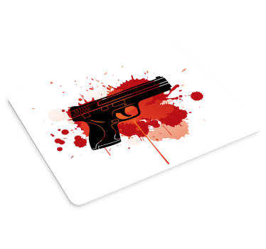 Original musmatta stiliserad vapensiluett - Tenstickers