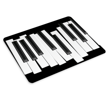 Pianotangentbord originalmusmatta - Tenstickers
