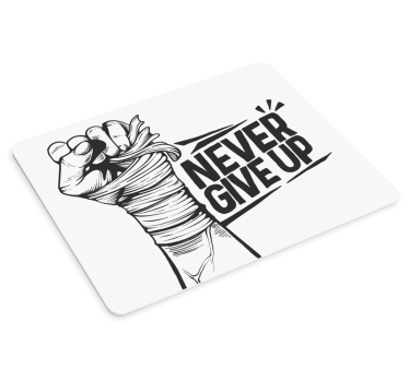 "ge aldrig upp" boxning originalmusmatta - Tenstickers