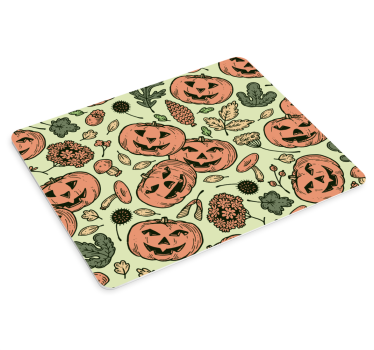 Tecknad pumpor halloween originalmusmatta - Tenstickers