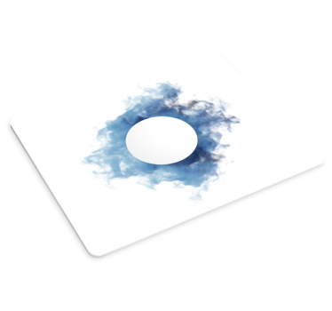 Original musmatta virvlande blå rök - Tenstickers