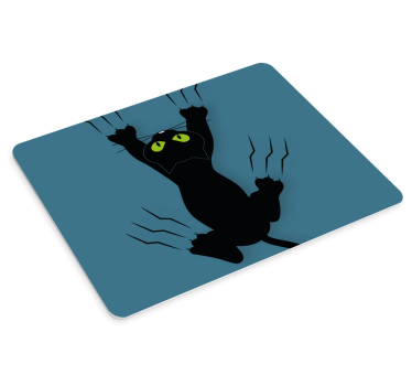 Rolig katt som tar tag i mousepad originalmusmatten - Tenstickers