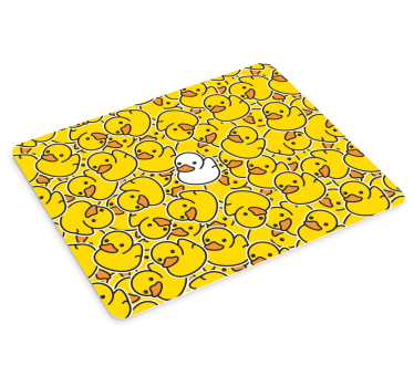 Söt anka mönster original musmatta - Tenstickers