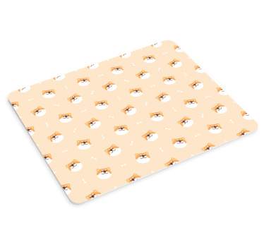 Gullig doggo ansikte original musmatta - Tenstickers