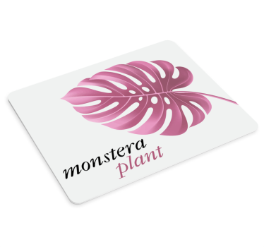 Original musmatta monstera blad framhävning - Tenstickers