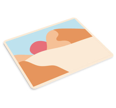 Abstract mountain hues original musmatta - Tenstickers