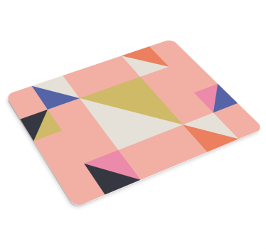 Konst geometriskt mönster original musmatta - Tenstickers
