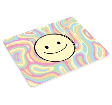 Färgglada slipsfärgsmygfärgor originalmousepad - Tenstickers