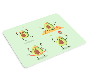 Avocado gym original musmatta - Tenstickers