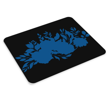 Botanisk blad element original musmatta - Tenstickers