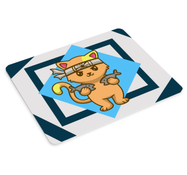 Ninja katt original musmatta - Tenstickers
