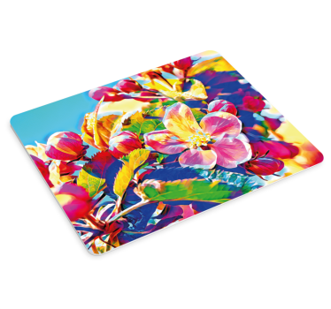 Floral färgburst original musmatta - Tenstickers