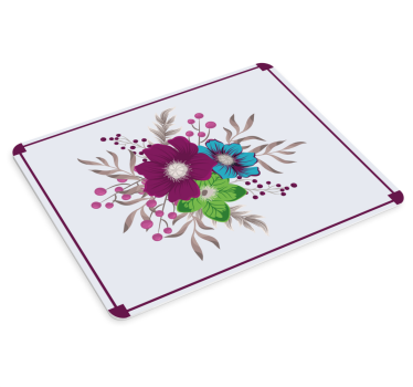 Original musmatta blommönstrad arrangemang - Tenstickers
