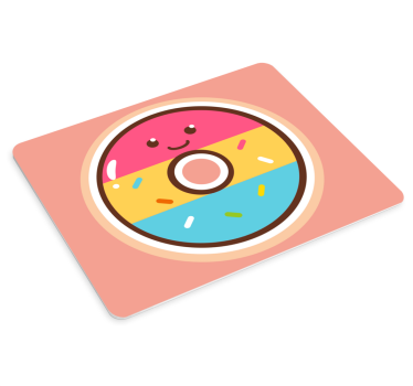 Original musmatta söt donutkaraktär - Tenstickers