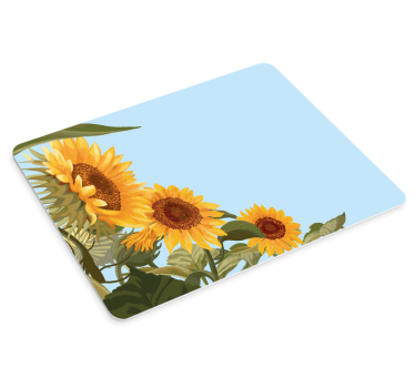 Original musmatta solrosblommig design - Tenstickers